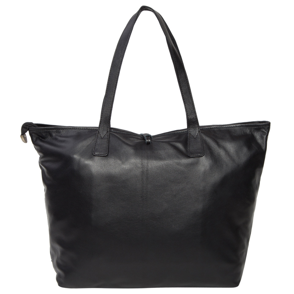 Portugal- Distinct Black & White Cowhide Shopper Tote - Cowhide Bags
