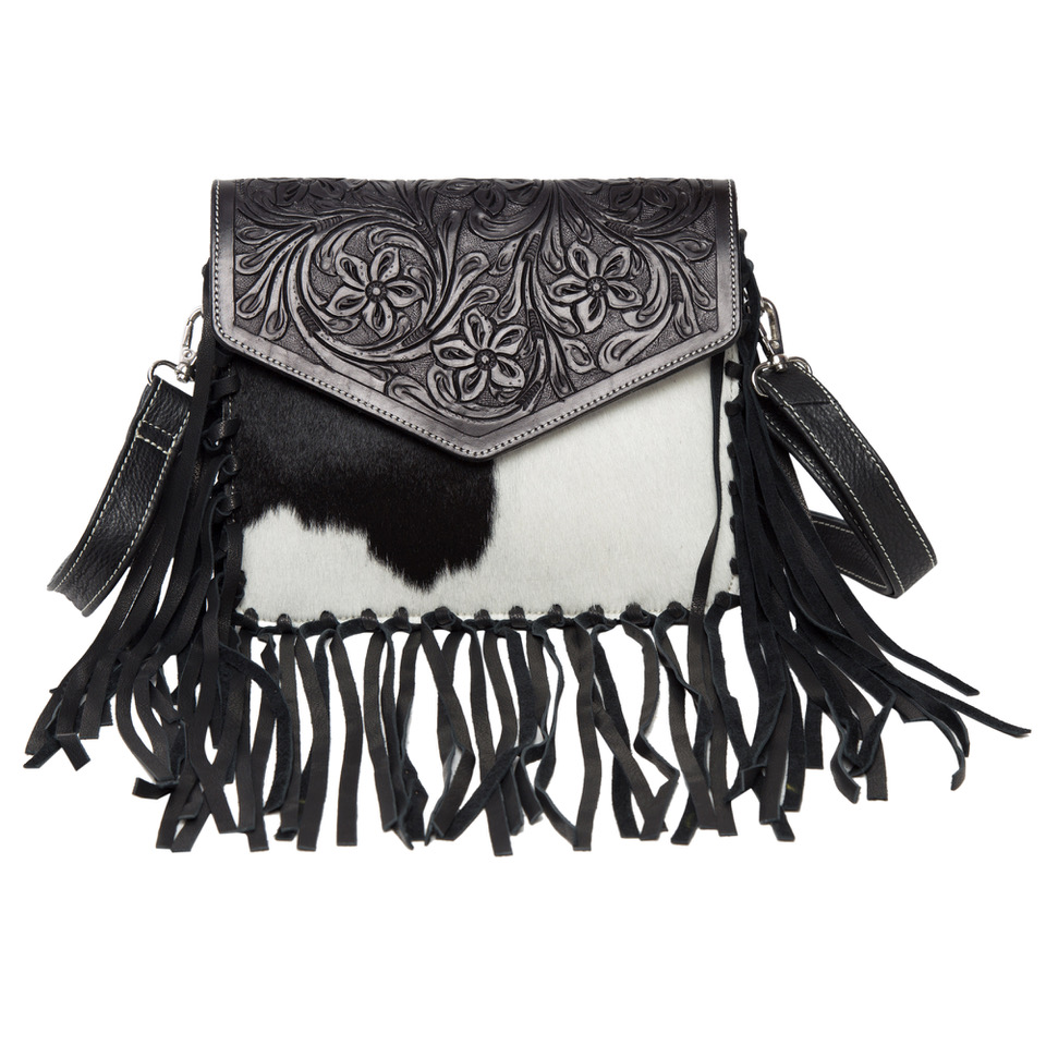 Michael Kors black crossbody purse with tassels and... - Depop