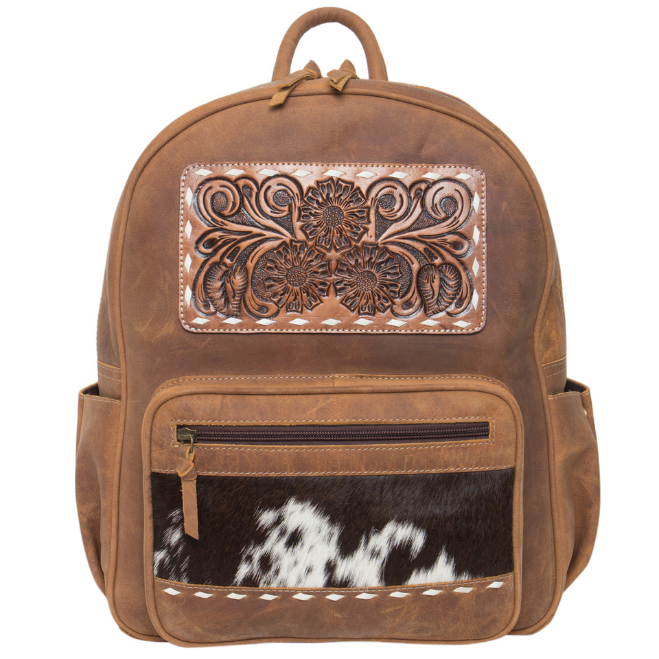 6666 Collection Tooled Leather Backpack - Teskeys